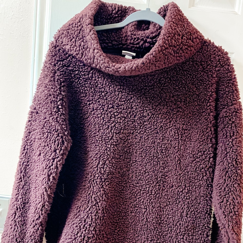 Comfy soft thick pullover jacket